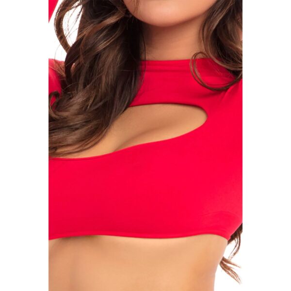 Zestaw bielizny Pink Lipstick Czerwony (S/M) - obrazek 2