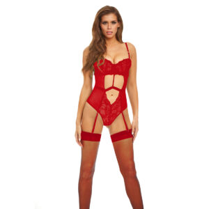 trykot Bombshell Boudoir Czerwony L