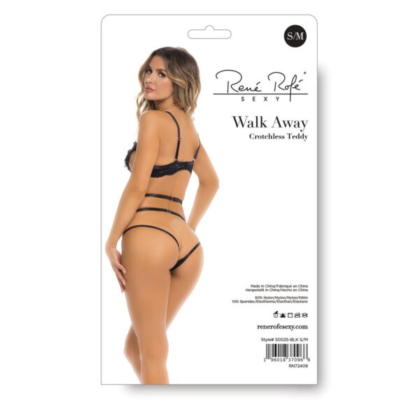 trykot René Rofé Czarny S/M - obrazek 2