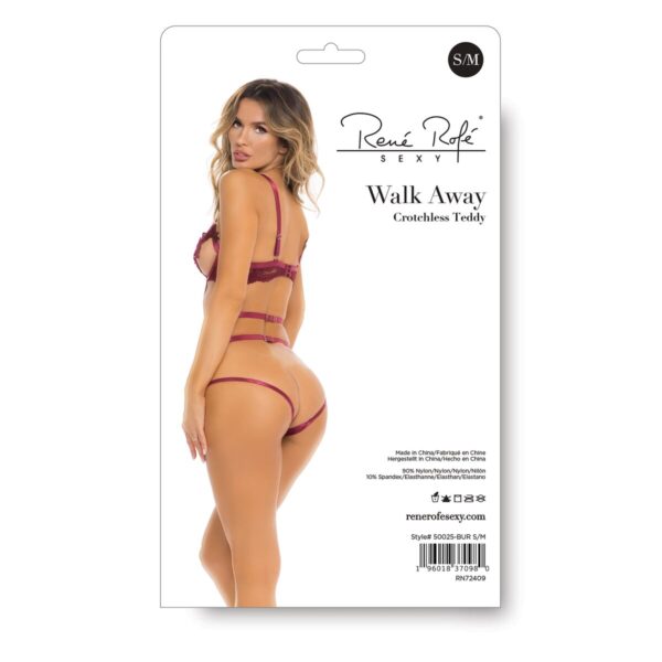 trykot René Rofé Czerwony S/M - obrazek 2