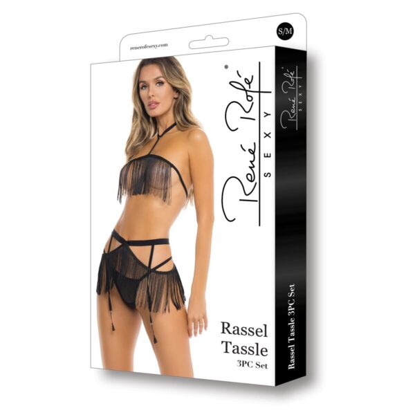 Zestaw bielizny René Rofé Czarny (M/L) - obrazek 4