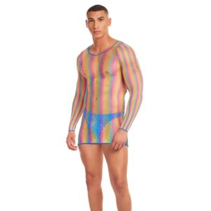 Zestaw bielizny Rainbow Party Wielokolorowy L/XL