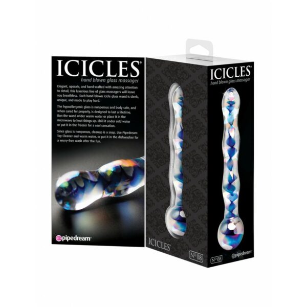 Dildo Pipedream Icicles Wielokolorowy - obrazek 5
