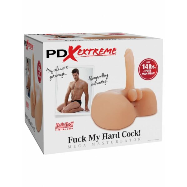 Realistyczne dildo Pipedream Fuck My Hard Cock TPR - obrazek 2