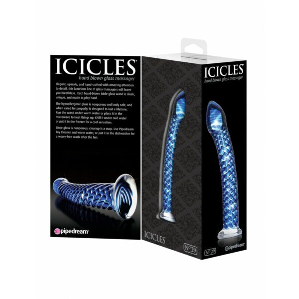 Dildo Pipedream Icicles Niebieski - obrazek 5