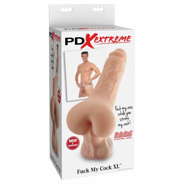 Endurance masturbator w kształcie tyłka Pipedream Fuck My Cock XL Mięso - obrazek 2