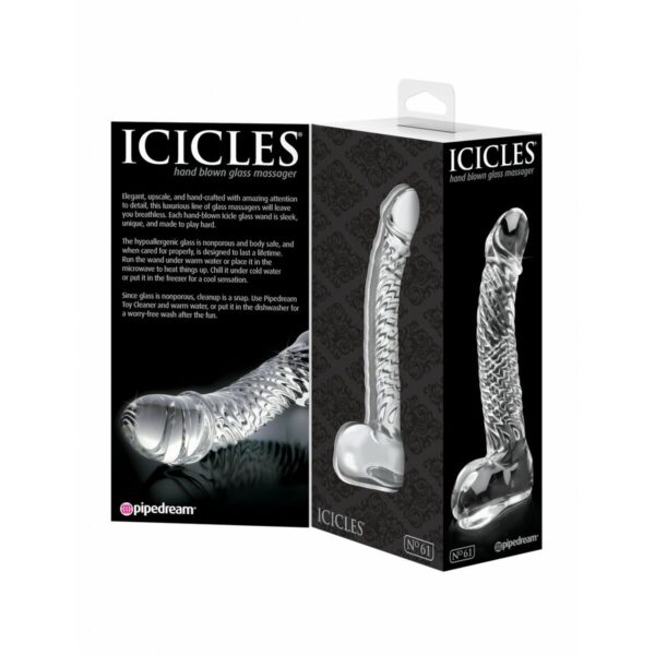 Masturbator do podwójnej penetracji Pipedream Icicles - obrazek 5