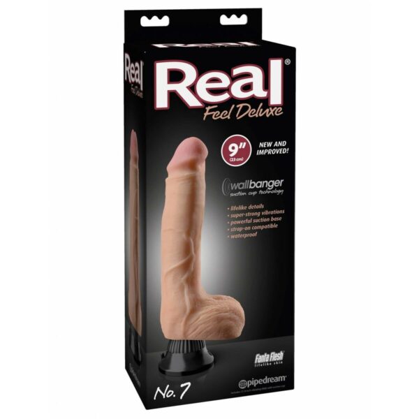 Wibrator Pipedream Real Feel Deluxe Naturalny - obrazek 2