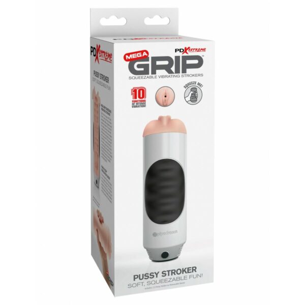 Endurance masturbator w kształcie tyłka Pipedream PDX EXTREME MEGA GRIP VIBRATING STROKER Wielokolorowy - obrazek 2