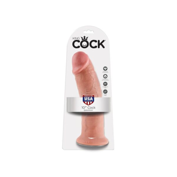Dildo 10 cali cieliste Pipedream King Cock - obrazek 2