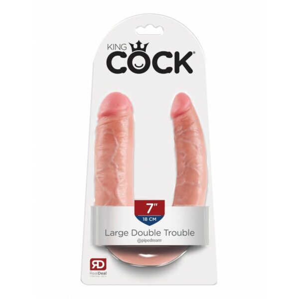 Masturbator do podwójnej penetracji Pipedream King Cock - obrazek 2