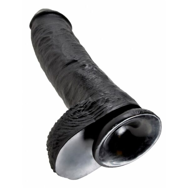 Dildo Pipedream King Cock Czarny - obrazek 5