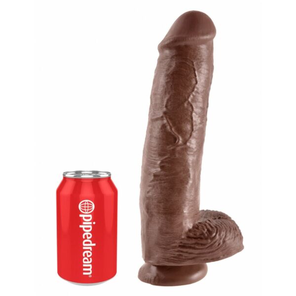 Realistyczne dildo Pipedream King Cock PVC - obrazek 3