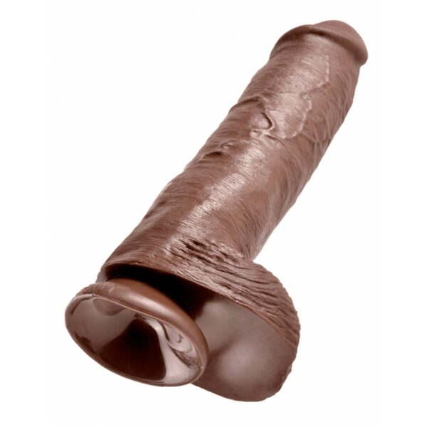 Realistyczne dildo Pipedream King Cock PVC - obrazek 5
