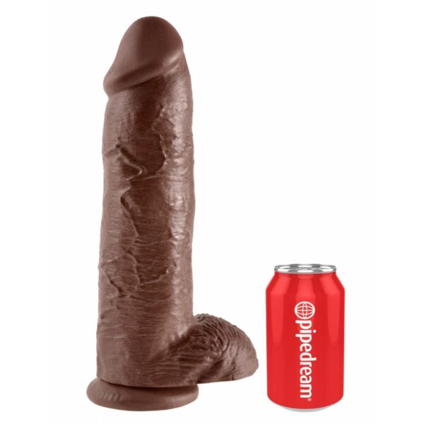 Realistyczne dildo Pipedream King Cock PVC - obrazek 5