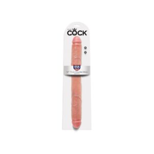 Masturbator do podwójnej penetracji Pipedream King Cock Naturalny
