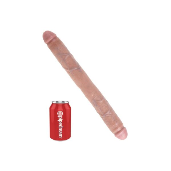 Masturbator do podwójnej penetracji Pipedream King Cock Naturalny - obrazek 3