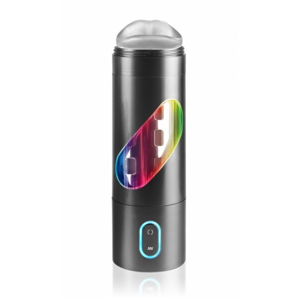 Masturbator Pipedream PDX EXTREME RECHARGEABLE ROTO-BATOR MOUTH BLACK - obrazek 3
