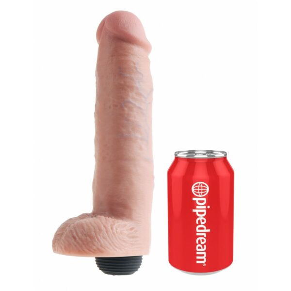 Realistyczne dildo Pipedream King Cock PVC Silikon - obrazek 4