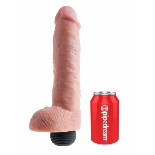 Realistyczne dildo Pipedream King Cock PVC Silikon - obrazek 4