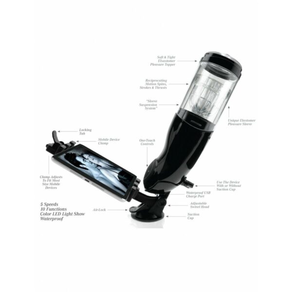 Masturbator Pipedream EXTREME MEGA-BATOR ASS BLACK - obrazek 3