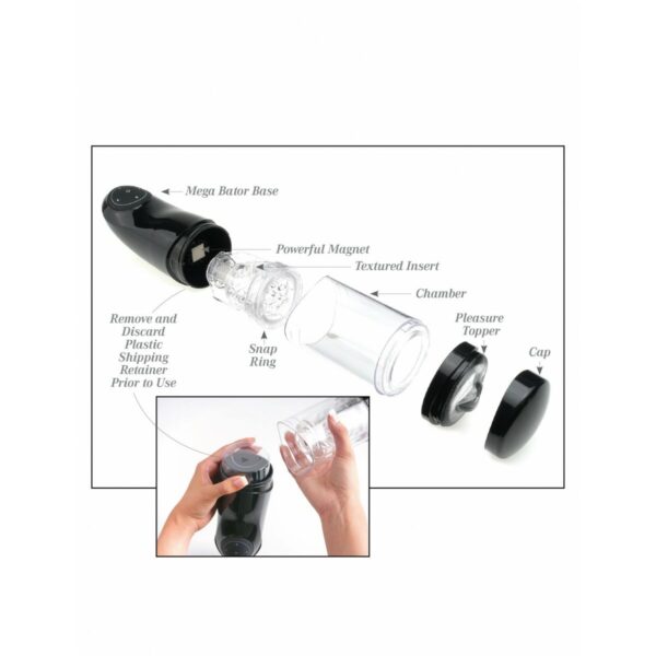 Masturbator Pipedream EXTREME MEGA-BATOR ASS BLACK - obrazek 7