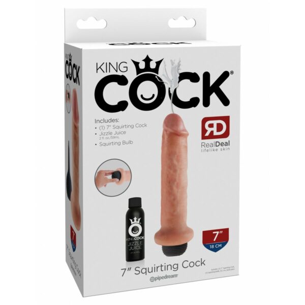 Realistyczne dildo Pipedream King Cock PVC Silikon - obrazek 2