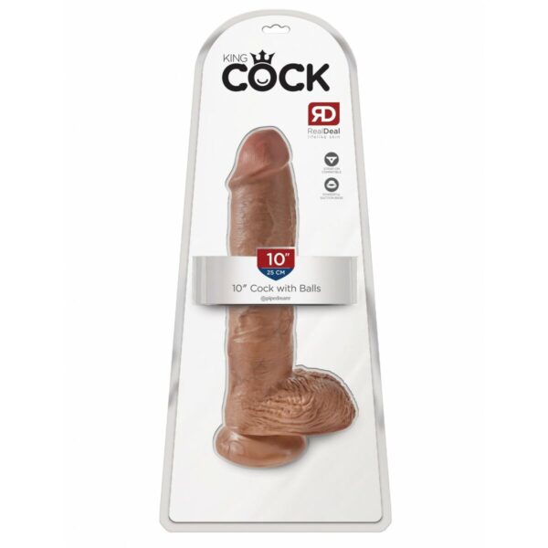 Realistyczne dildo Pipedream King Cock PVC Ø 5,1 cm - obrazek 2