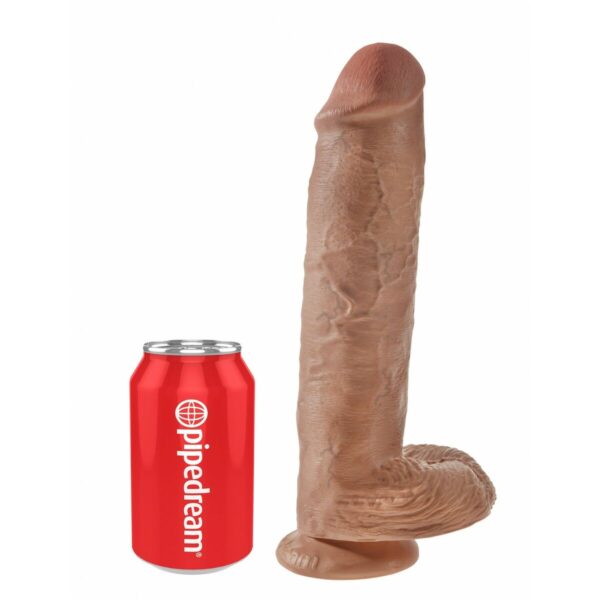 Realistyczne dildo Pipedream King Cock PVC - obrazek 3