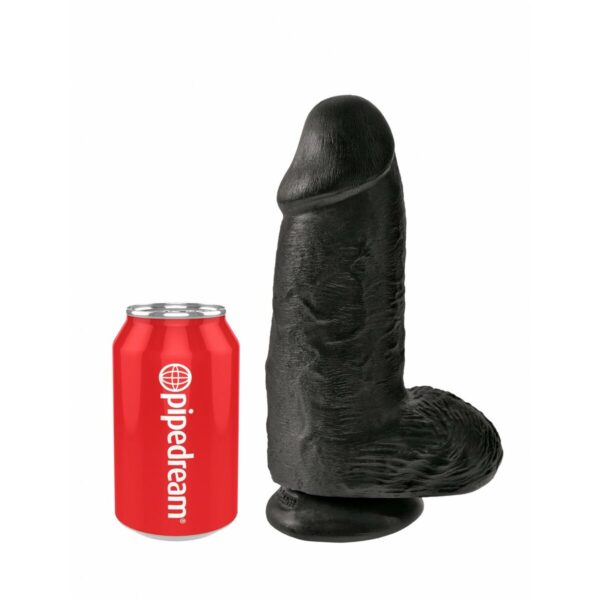 Realistyczne dildo Pipedream King Cock PVC Ø 7,6 cm - obrazek 3