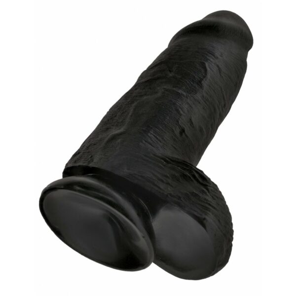 Realistyczne dildo Pipedream King Cock PVC Ø 7,6 cm - obrazek 5