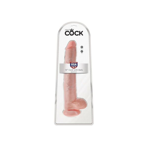 Realistyczne dildo Pipedream King Cock PVC