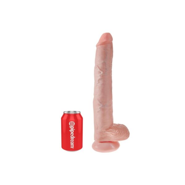 Realistyczne dildo Pipedream King Cock PVC - obrazek 4