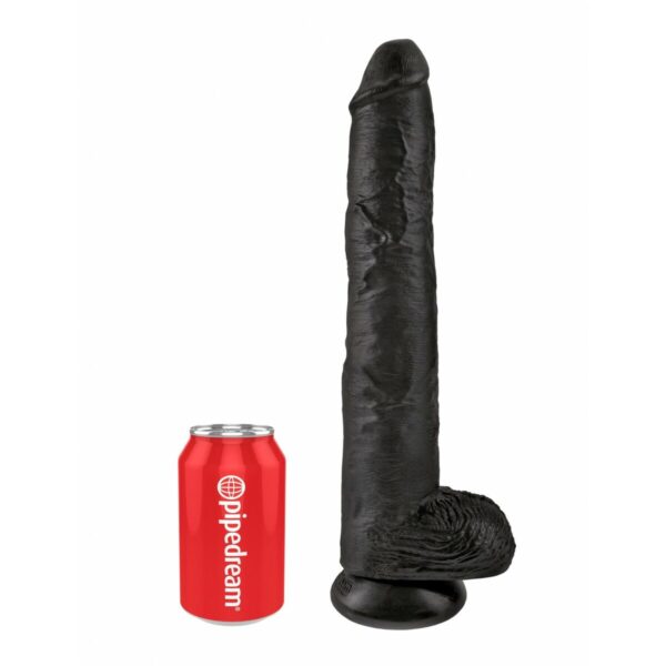 Realistyczne dildo Pipedream King Cock PVC - obrazek 3
