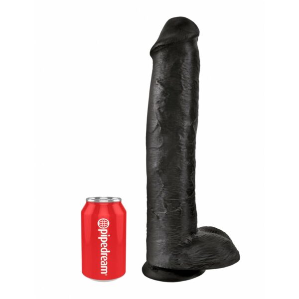Realistyczne dildo Pipedream King Cock PVC - obrazek 3