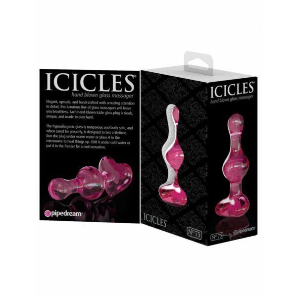Zatyczka Analna Pipedream Icicles Różowy - obrazek 5