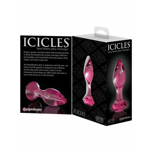 Zatyczka Analna Pipedream Icicles Różowy - obrazek 5