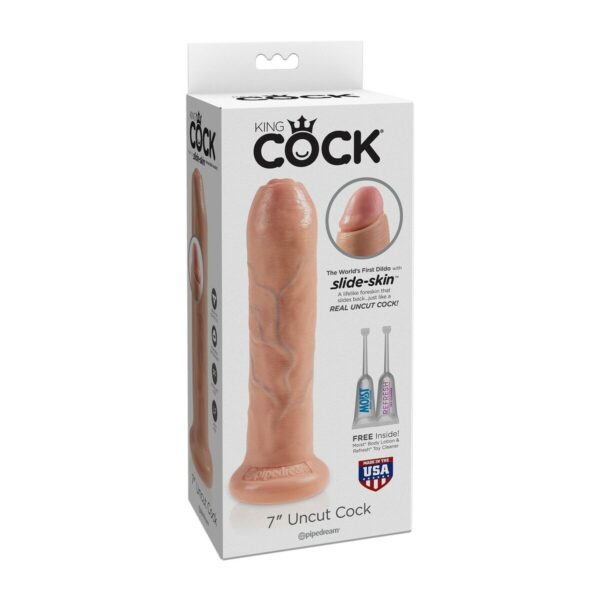 Realistyczne dildo Pipedream King Cock PVC