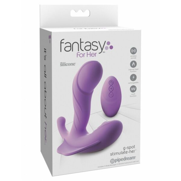 Wibrator punktu G Pipedream Fantasy for her Fioletowy - obrazek 2
