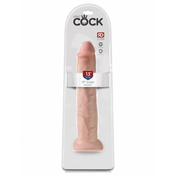 Realistyczne dildo Pipedream King Cock PVC - obrazek 2