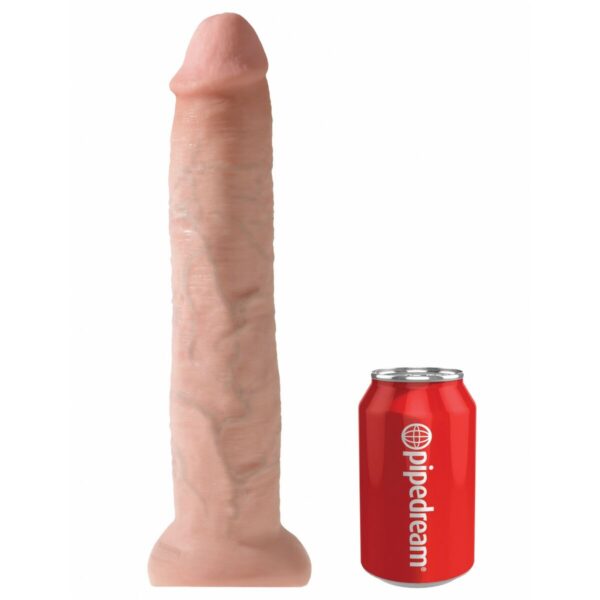 Realistyczne dildo Pipedream King Cock PVC - obrazek 3