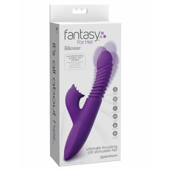 Wibrator Pipedream Fantasy for her Fioletowy - obrazek 2