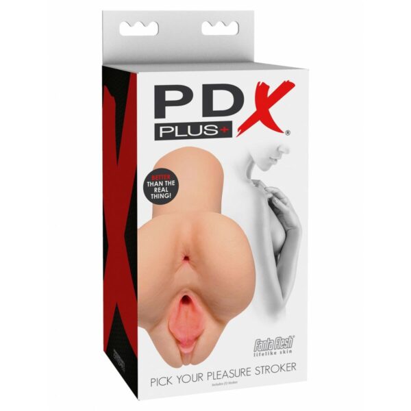 Endurance masturbator w kształcie tyłka Pipedream PDX PLUS PICK YOUR PLEASURE STROKER LIGHT Mięso - obrazek 2