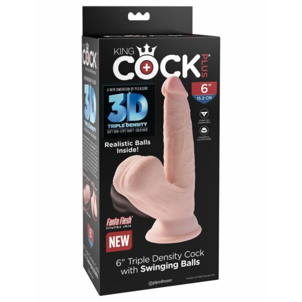Dildo Pipedream King Cock Plus - obrazek 2