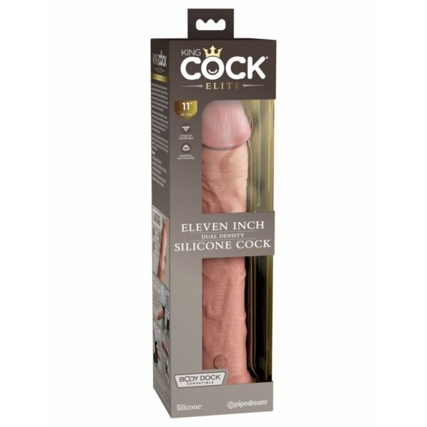Dildo Pipedream King Cock Elite Naturalny - obrazek 2