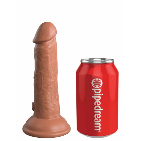 Dildo Pipedream King Cock Elite Brązowy - obrazek 6