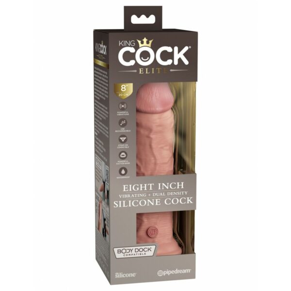 Dildo Pipedream King Cock Elite Naturalny - obrazek 2