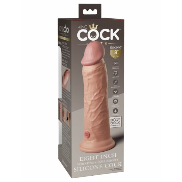 Dildo Pipedream King Cock Elite Naturalny - obrazek 3