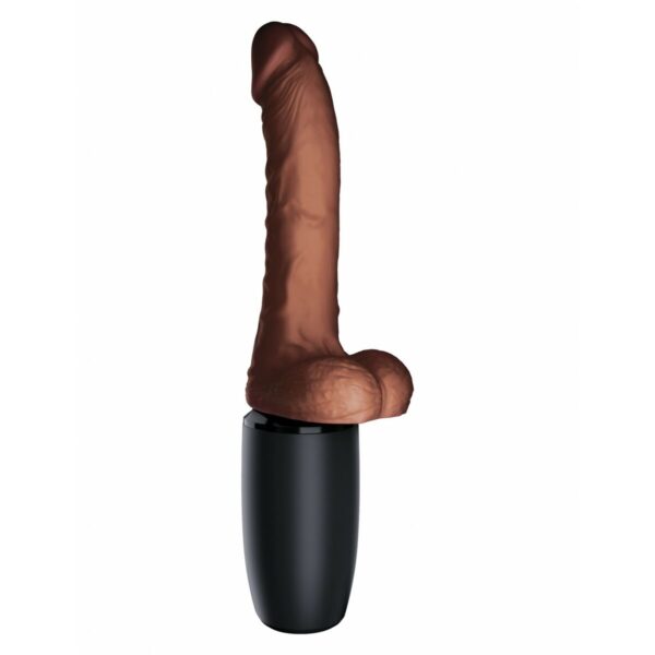 Wibrator Pipedream King Cock Plus Brązowy - obrazek 5