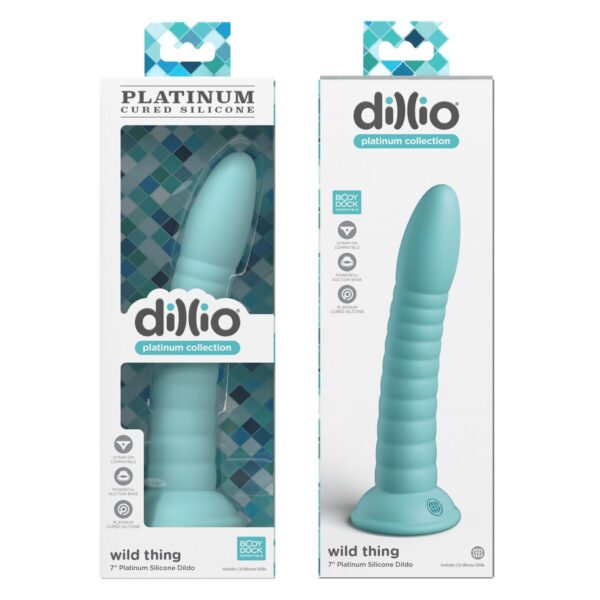 Dildo Pipedream Dillio Platinum Kolor Zielony - obrazek 4